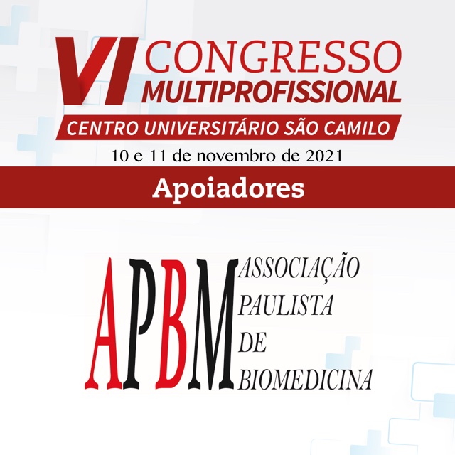 VI Congresso Multiprofissional do Centro Universitário São Camilo (SP) 10 e 11 de novembro de 2021