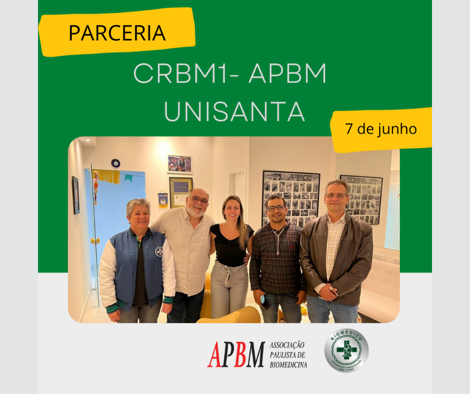 CRBM1 e APBM firmam parceria inédita com a Universidade Santa Cecília – (Santos – SP)
