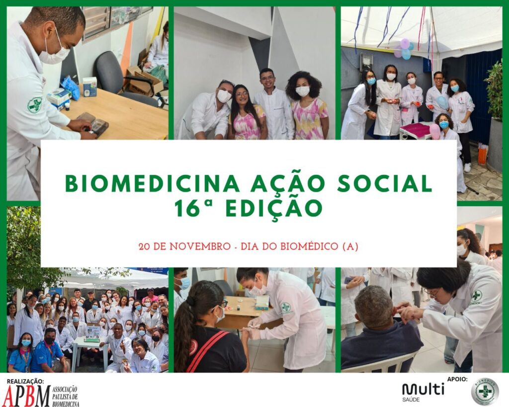 Dia do Biomédico: projeto Biomedicina Ação social chega ao Heliópolis 💚