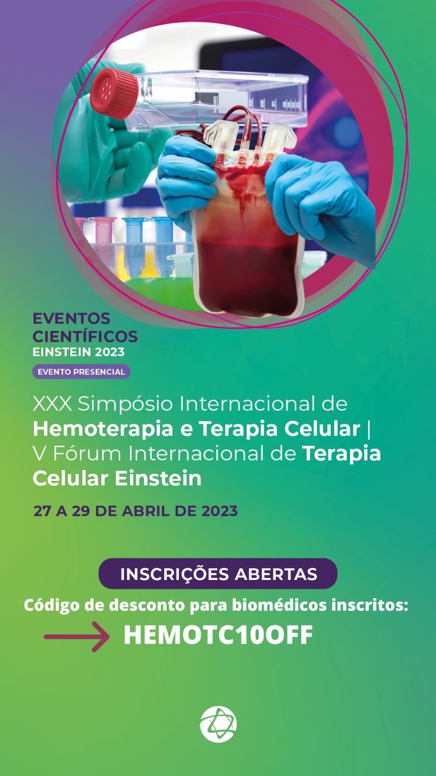 PARCERIA APBM E EINSTEIN - XXX Simpósio Internacional de Hemoterapia e  Terapia celular - APBMAPBM